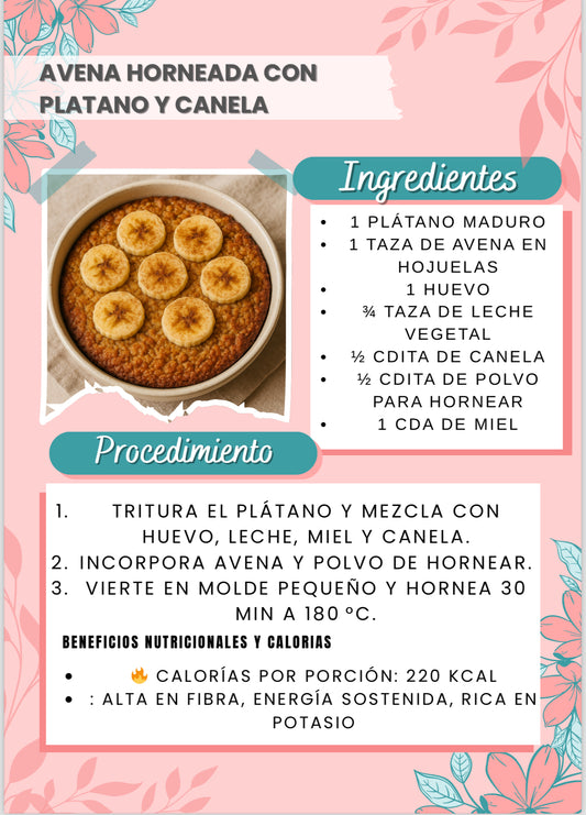 Recetario Digital Saludable: 30 recetas para nutrir tus días !